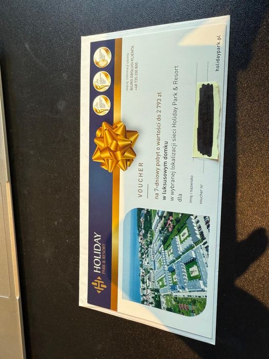 Voucher holiday resort 2793 zł ważny do wrzesnia 2026