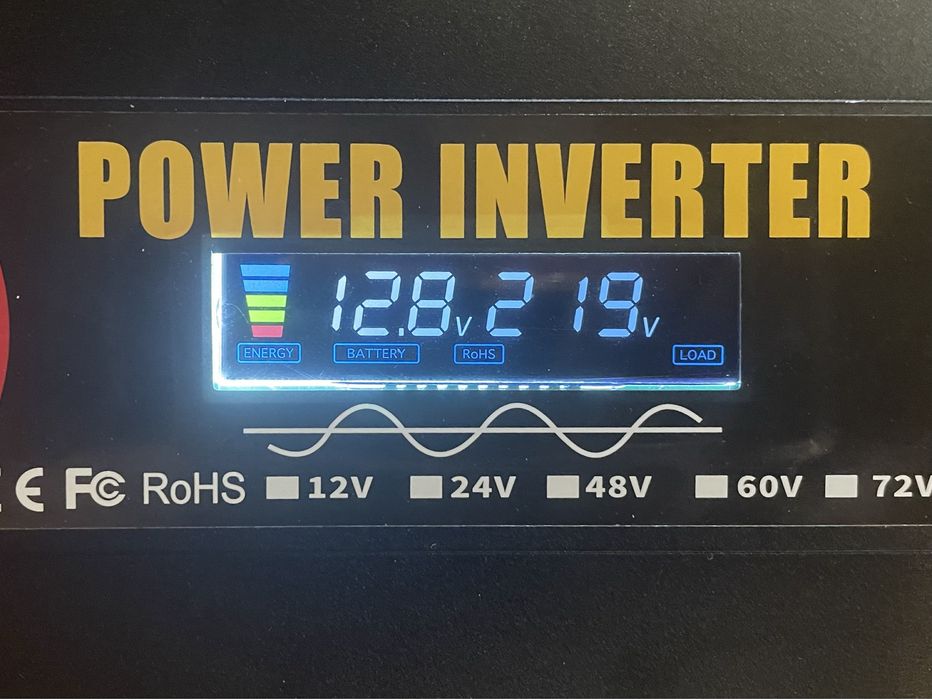 В НАЛИЧИИ !! Инвертор 12V 220V 4500 Вт Правильный Чистый Синус.