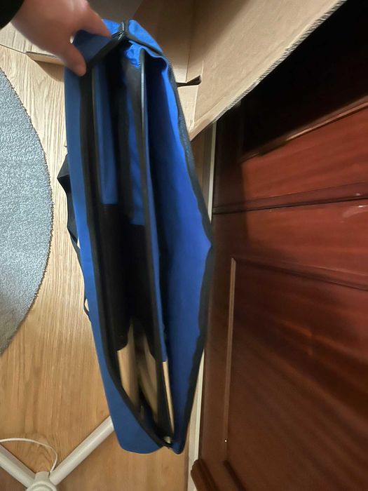 Parque dobrável para cão com saco de transporte 125x125x61cm