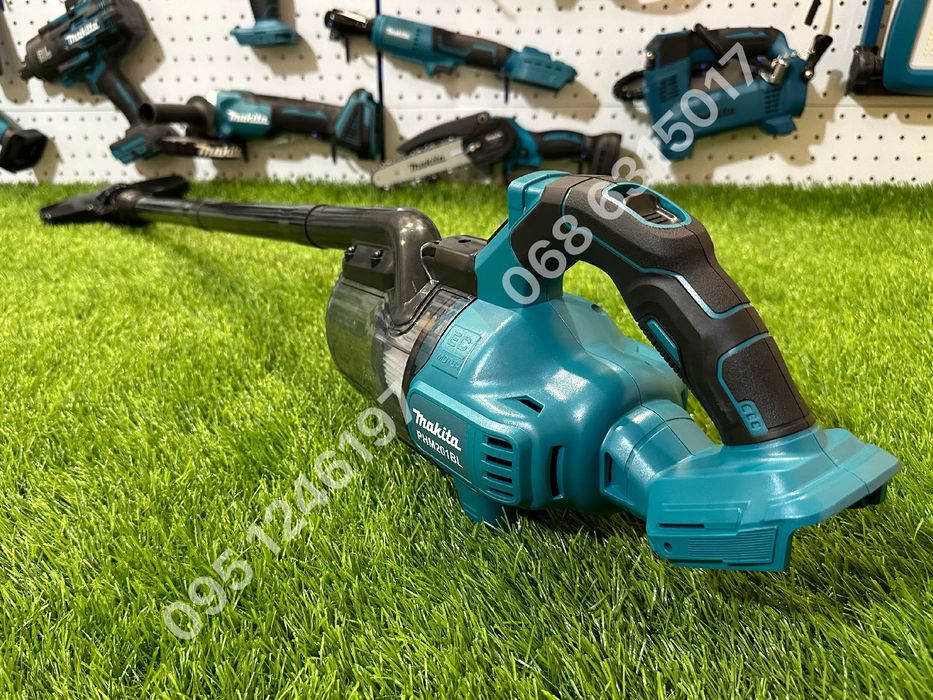 Аккумуляторный пылесос Makita PHM201BL безщеточный каркас бак 600 мл