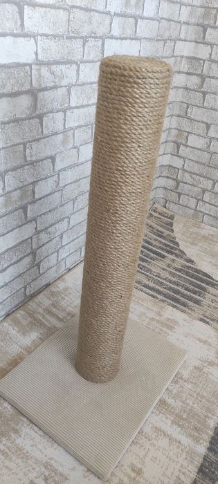 Drapak dla kota 70 cm - ręcznie robiony, naturalna lina jutowa