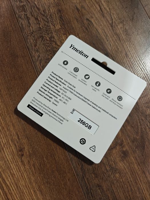 Dysk ssd 256gb nowy zaplombowany nieinicjowany przewód sata