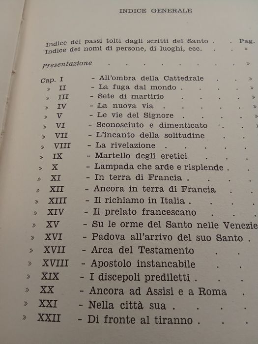 A vida de Santo António,em italiano