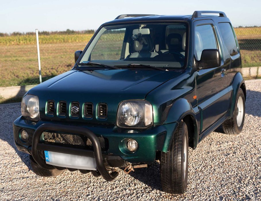 Suzuki Jimny 1.3 Benzyna-gaz hak-4x4 sprawna klimatyzacja drugie koła