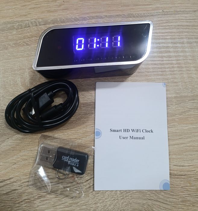 Годинник з прихованою камерою WIFI Ultra HD