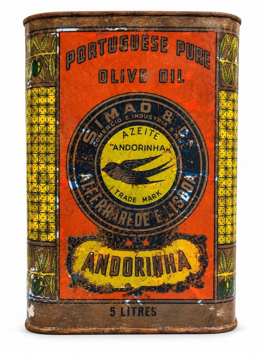 Antiga lata vintage
