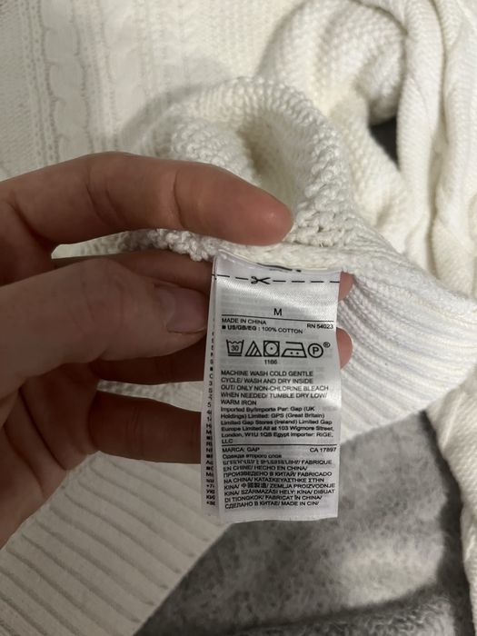 Білий светр, Gap, розмір М