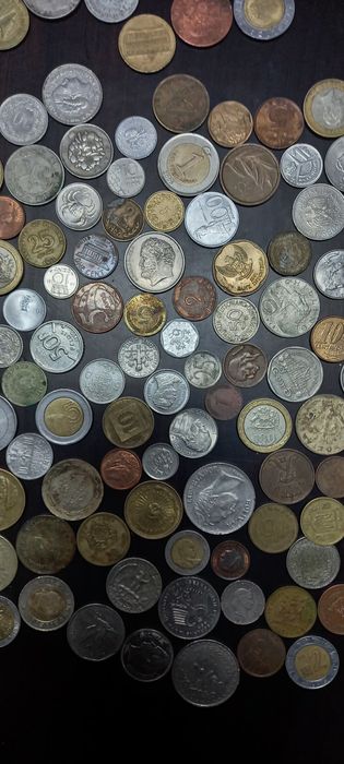 Lote 220 moedas não repetidas