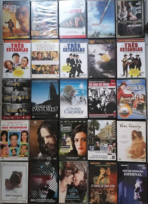 Lote 202 DVD'S Originais (LOTE 34)