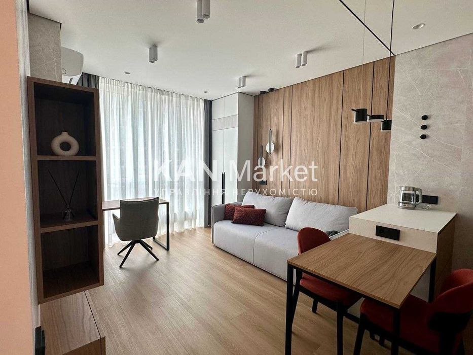 Довгострокова оренда 1к квартири 33 м² в ЖК "Файна Таун". Без комісії!