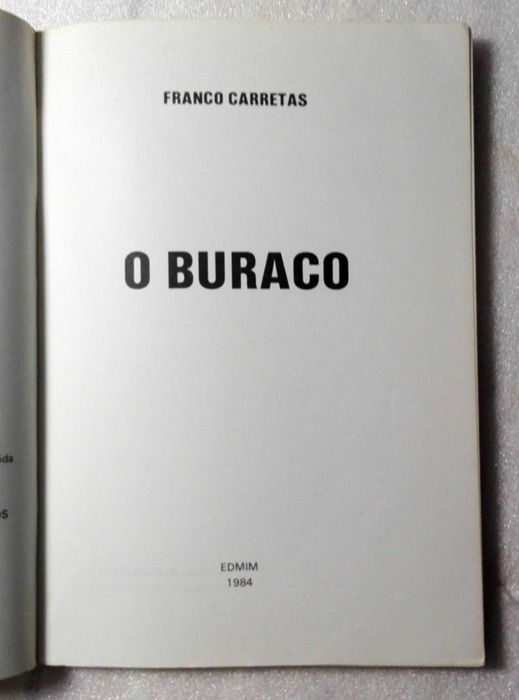 Livro O Buraco (contos)