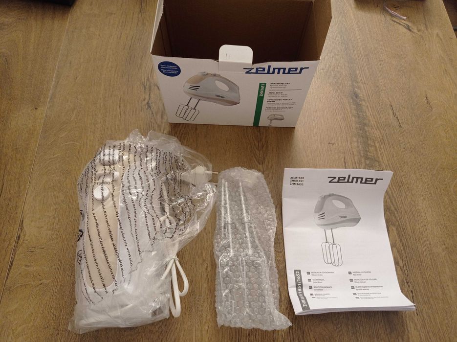 Nowy mikser ręczny 400W Zelmer ZHM1651
