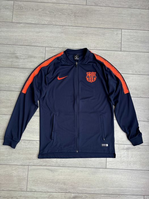 Чоловіча Спортивна Футбольна Кофта Найк Барселона Nike FC Barcelona Dry Squad Football Soccer M Розмір Олімпійка Светр Джемпер Батнік Худі Оригінал