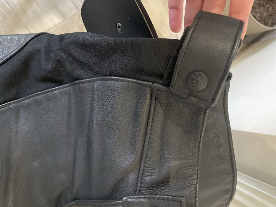 Calças Motard de pele Furygan