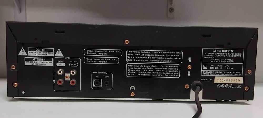 PIONEER deck cassettes CT-X440