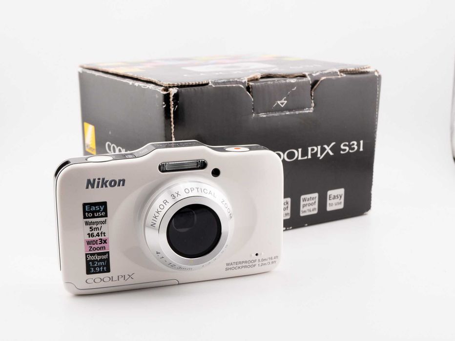 Aparat Cyfrowy Nikon Coolpix s31 | NOWA BATERIA | WODOODPORNY | CCD | Y2K