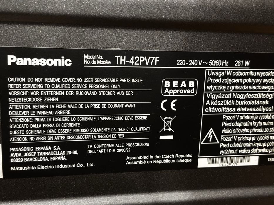 Panasonic Viera 42”