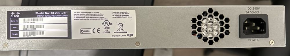 Switch Cisco SF200-24 POE