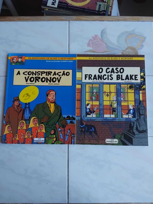 14 Livros de BD: As Aventuras de Blake e Mortimer, de Edgar P. Jacobs