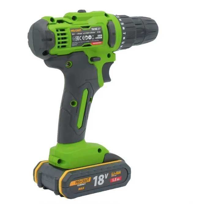 Шурупокрут акум. PROCRAFT compact PA18С Шуруповерт электрошуруповерт