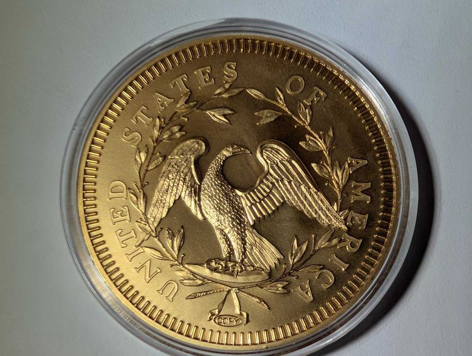 Moneta Replika Flowing Hair Liberty Dollar 1794 – Skarbnica Narodowa + Certyfikat