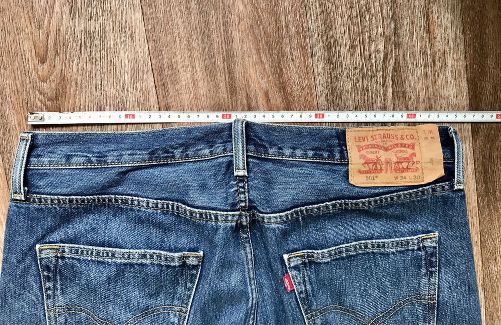 Levis 501 w34l30
