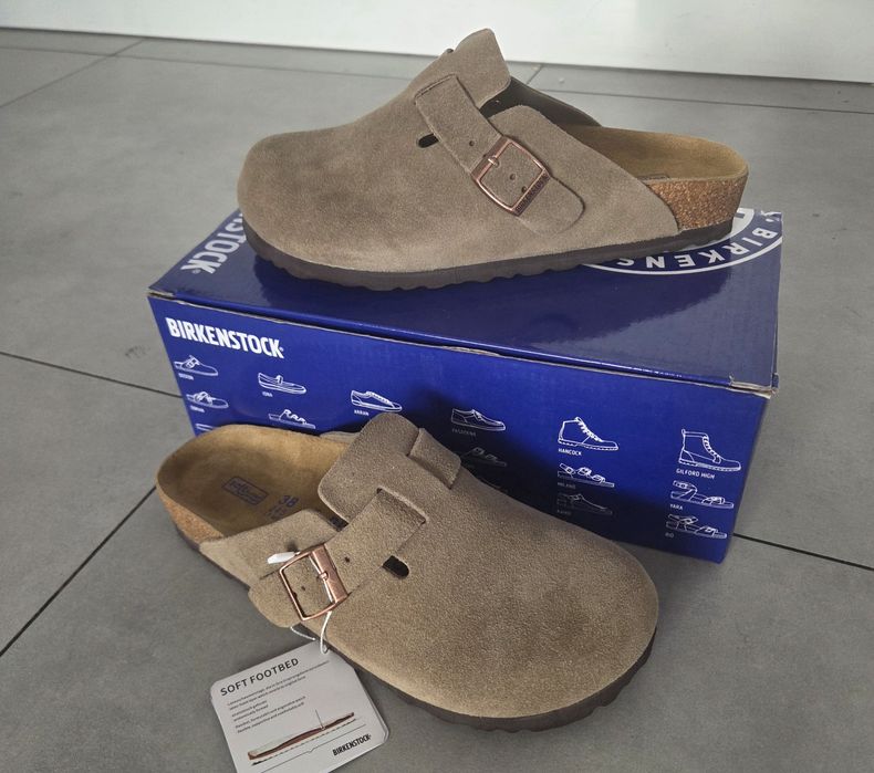 Birkenstock Boston Taupe hit