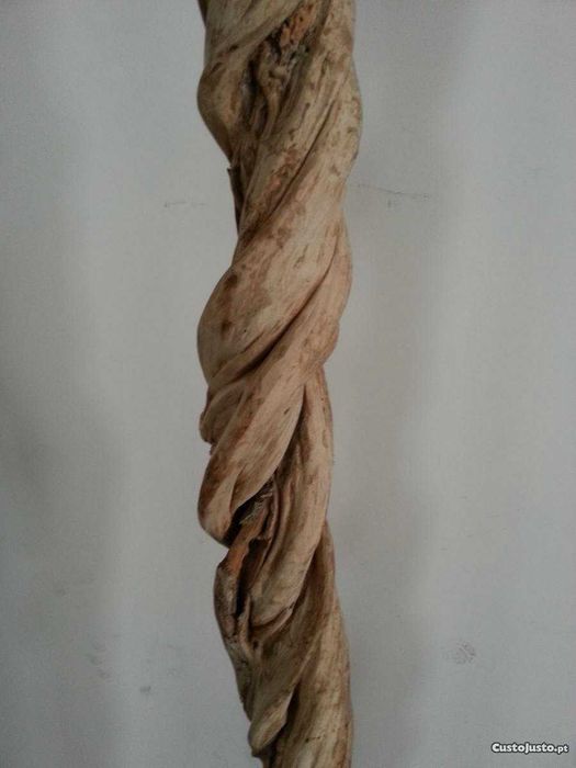 2 Troncos maciços decorativos