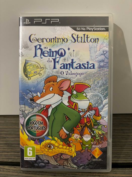 Jogo PSP - "Geronimo Stilton no Reino da Fantasia"