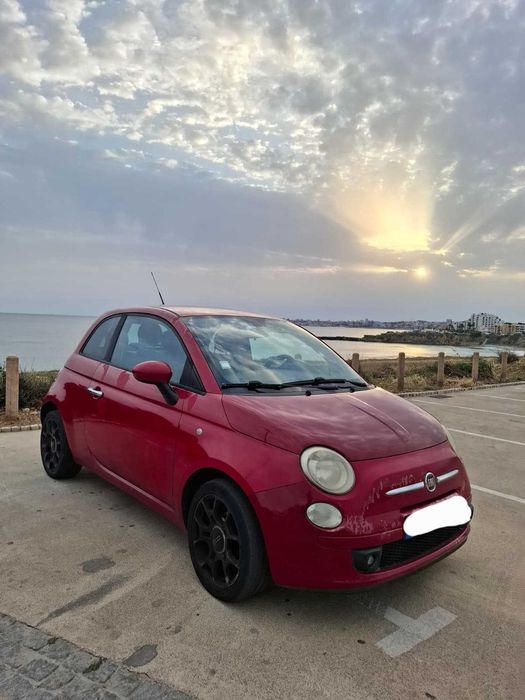 Fiat 500 vermelho
