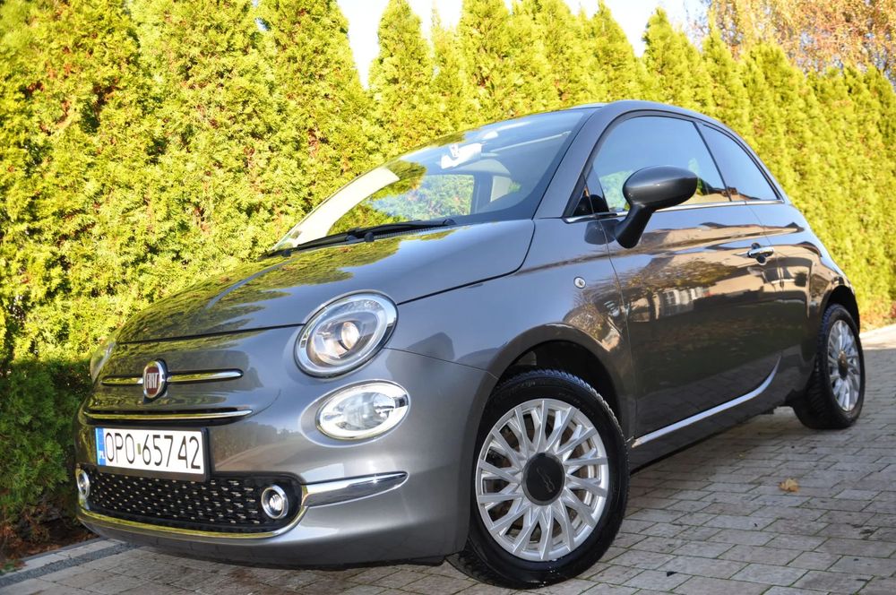 Fiat 500 FIAT 500 Rok 2018 Klimatronik Panorama Tempomat Dach Alu felgi PDC