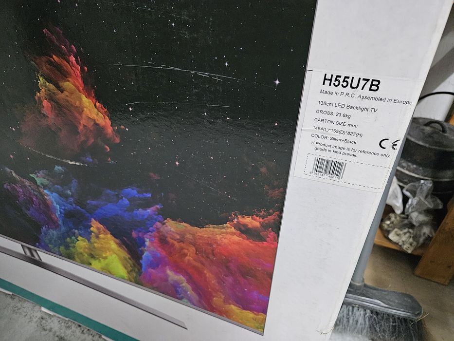 Tv Hisense H55UTB Avariada