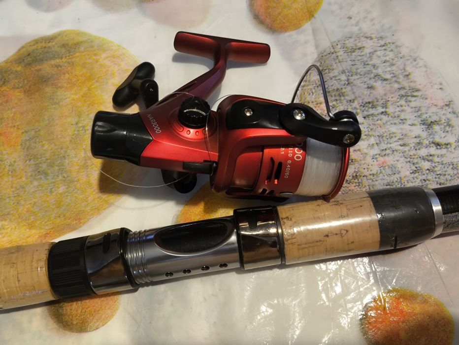 Wędka 75cm  plus kołowrotek bez wymiaru