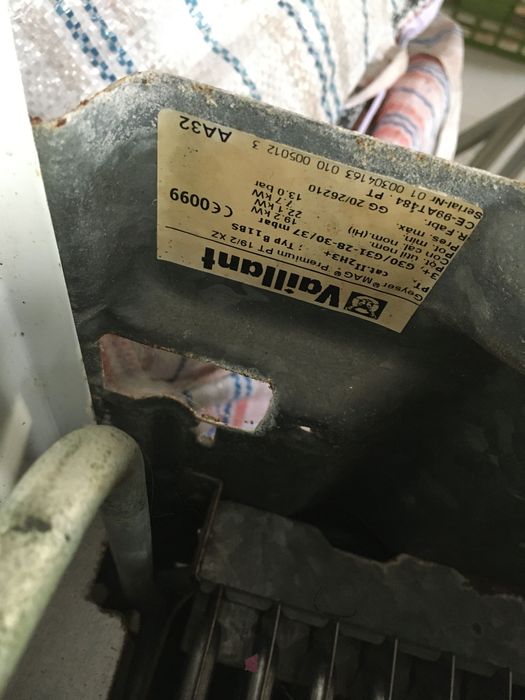 Esquentador VAILLAND a funcionar #electrodomestico