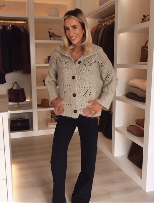 Кардиган із фактурної пряжі Zara