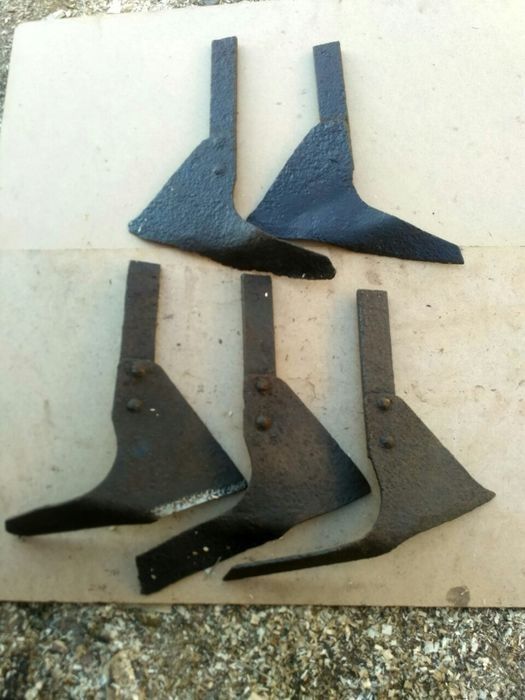 Бритви і кріплення лап для культиватора
