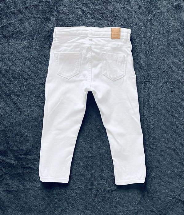 ZARA białe spodnie rozm. 92 , 18-24M