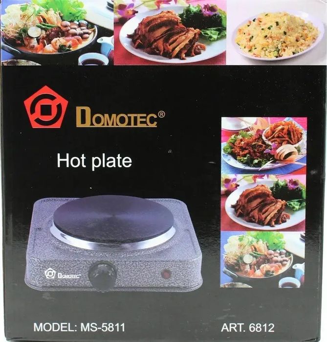 Електроплита Domotec Ms-5811 1000 Вт настільна дискова піч