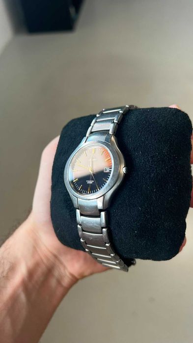 Citizen Attesa Eco-Drive Titanium Safira JDM – A114-H09921