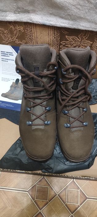 Військові черевики Haix Desert Combat High Liability у коричневому кол
