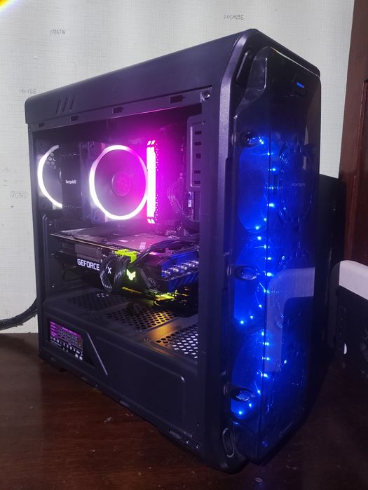 Игровой ПК. Ryzen 7 3700X. Asus Tuf 3070ti. 32гб ОЗУ+ МОНИТОР