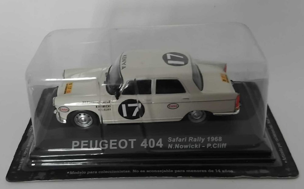 Vendo miniaturas Peugeot Citroen da minha coleção Rally 1/43.  25€/un.