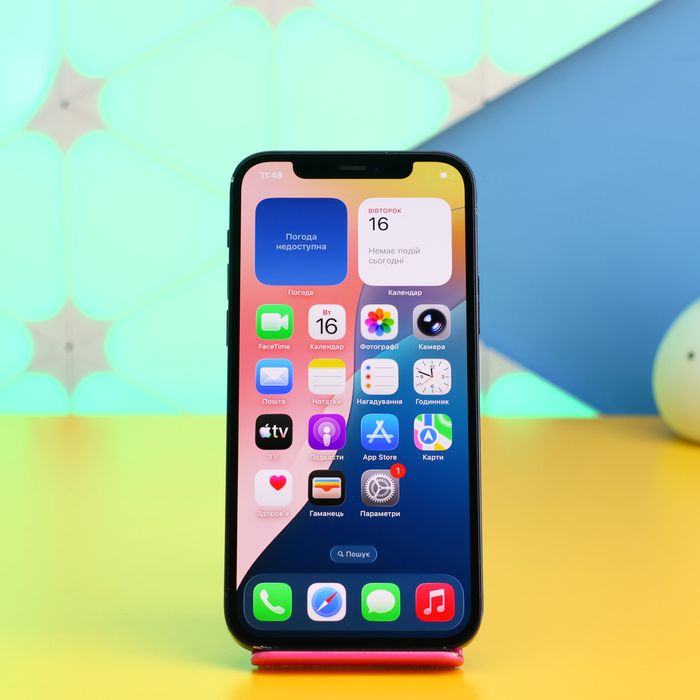 Смартфон Apple iPhone 12 64GB Black (168613) Б/У З ГАРАНТІЄЮ