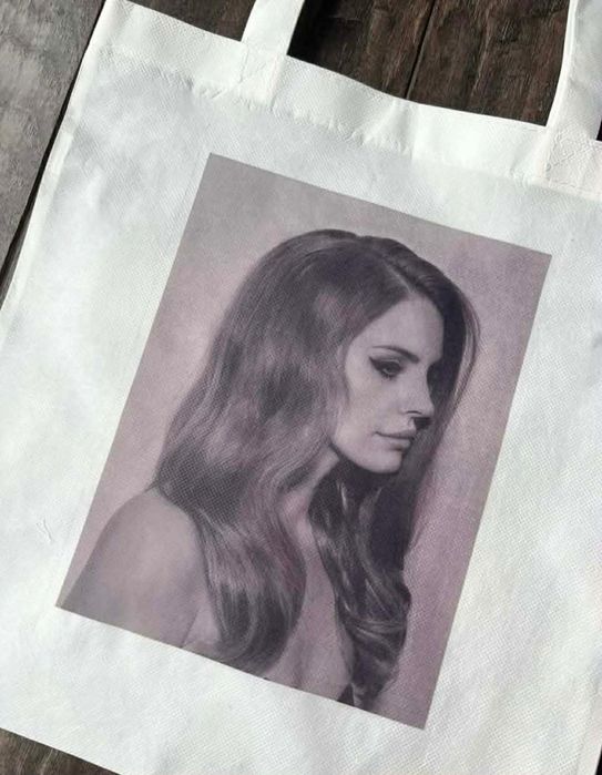 Torebka torba tote bag materiał non woven lana del rey