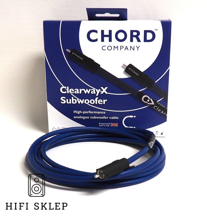 Chord  Clearway X - Kabel subwooferowy - 5 m/najnowsza wersja !!!