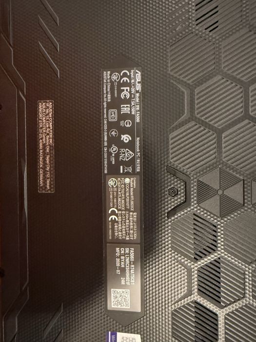 Asus TUF gaming FA506- R74A75CB1