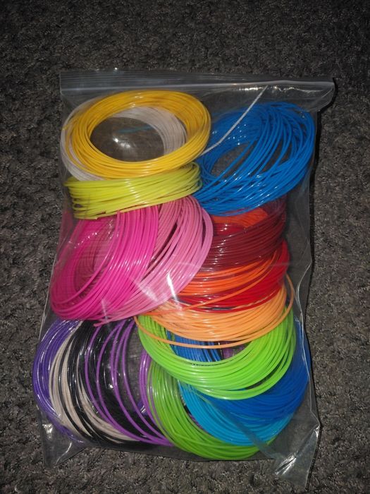 Пластик стержні для 3д ручки 20 кольорів