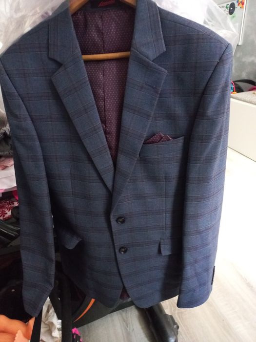 Marynarka męska w kratkę