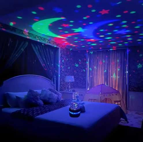 luz led céu estrelado – projeta galáxias no teu quarto
