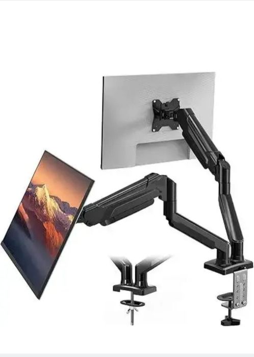 Варіанти.Потужний усилений подвійний кронштейн для монітора BONTEK.